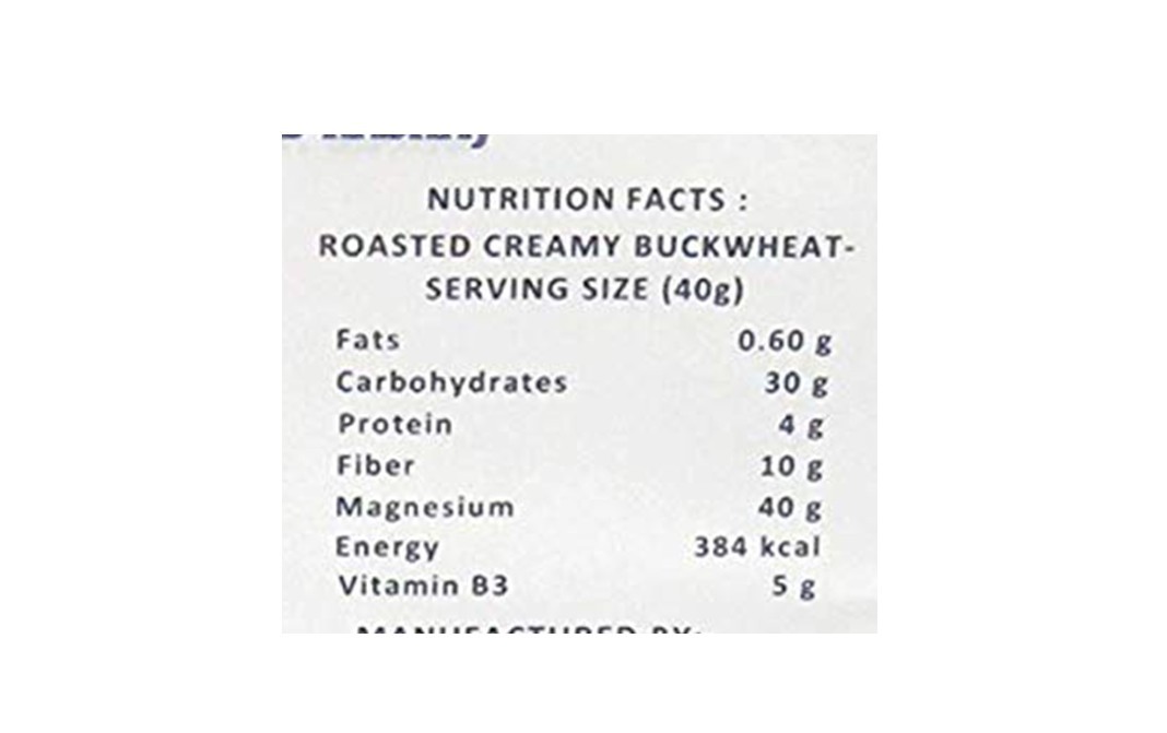 NutriBuck Roasted Creamy Buckwheat (Broken-Hulled Kasha)   Pack  4500 grams